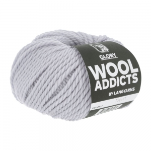 WoolAddicts by Lang Yarns Glory - Pelote de 50 gr - Coloris 0103 Light Grey