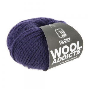 WoolAddicts by Lang Yarns Glory - Pelote de 50 gr - Coloris 0190 Blackberry