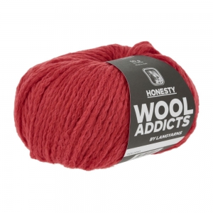 WoolAddicts by Lang Yarns Honesty - Pelote de 50 gr - Coloris 0060 Ruby