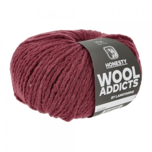 WoolAddicts by Lang Yarns Honesty - Pelote de 50 gr - Coloris 0062 Wine
