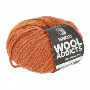 WoolAddicts by Lang Yarns Honesty - Pelote de 50 gr - Coloris 0076 Orange
