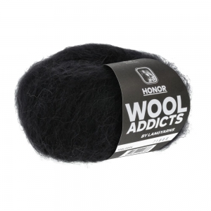 WoolAddicts by Lang Yarns Honor - Pelote de 50 gr - Coloris 0004 Black