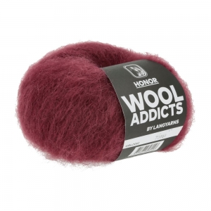 WoolAddicts by Lang Yarns Honor - Pelote de 50 gr - Coloris 0062 Wine
