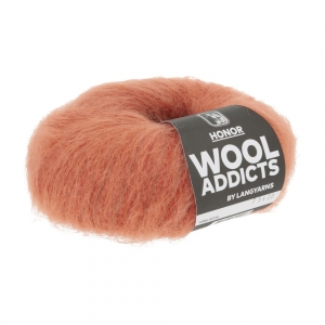 WoolAddicts by Lang Yarns Honor - Pelote de 50 gr - Coloris 0076 Orange