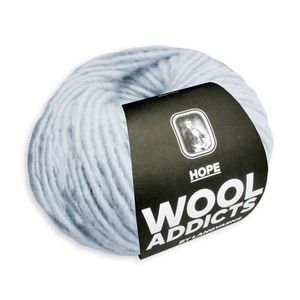 WoolAddicts by Lang Yarns Hope - Pelote de 50 gr - Coloris 0003 Gris Clair Mélangé