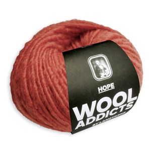 WoolAddicts by Lang Yarns Hope - Pelote de 50 gr - Coloris 0075 Brick