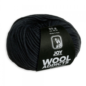 WoolAddicts by Lang Yarns Joy - Pelote de 50 gr - Coloris 0004 Noir