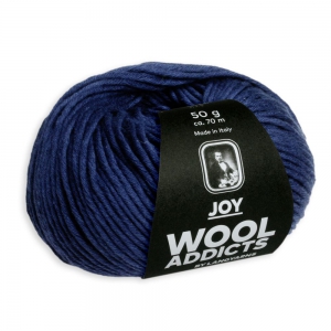 WoolAddicts by Lang Yarns Joy - Pelote de 50 gr - Coloris 0035 Bleu Marine