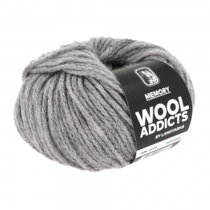 WoolAddicts by Lang Yarns Memory - Pelote de 50 gr - Coloris 0005 Grey
