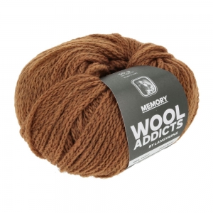 WoolAddicts by Lang Yarns Memory - Pelote de 50 gr - Coloris 0037 Umber