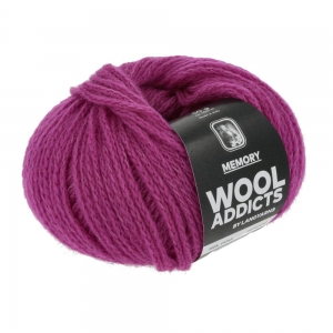 WoolAddicts by Lang Yarns Memory - Pelote de 50 gr - Coloris 0065 Magenta