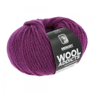 WoolAddicts by Lang Yarns Memory - Pelote de 50 gr - Coloris 0085 Hot Pink