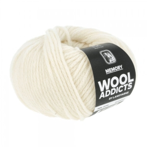 WoolAddicts by Lang Yarns Memory - Pelote de 50 gr - Coloris 0094 Ecru