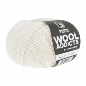 WoolAddicts by Lang Yarns Pride - Pelote de 100 gr - Coloris 0094 Ecru