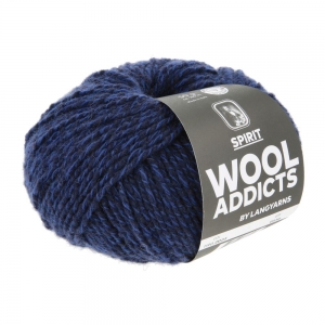 WoolAddicts by Lang Yarns Spirit - Pelote de 50 gr - Coloris 0025 Dark Navy