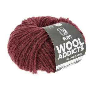 WoolAddicts by Lang Yarns Spirit - Pelote de 50 gr - Coloris 0062 Wine