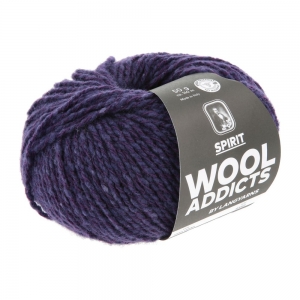 WoolAddicts by Lang Yarns Spirit - Pelote de 50 gr - Coloris 0190 Blackberry