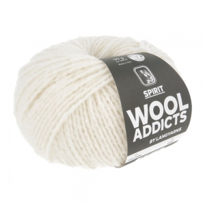 WoolAddicts by Lang Yarns Spirit - Pelote de 50 gr - Coloris 0194 Écru