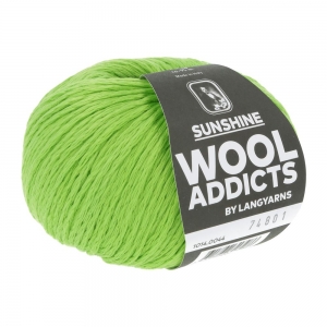 WoolAddicts by Lang Yarns Sunshine - Pelote de 50 gr - Coloris 0044 Lime