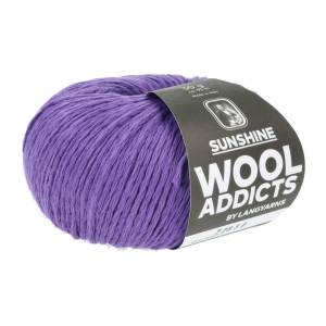 WoolAddicts by Lang Yarns Sunshine - Pelote de 50 gr - Coloris 0047 Lavande