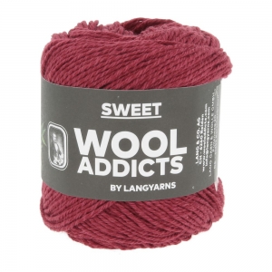 WoolAddicts by Lang Yarns Sweet - Pelote de 50 gr - Coloris 0066 Berry