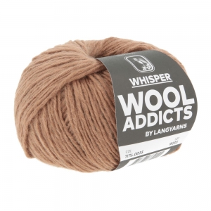WoolAddicts by Lang Yarns Whisper - Pelote de 50 gr - Coloris 0015 Nougat