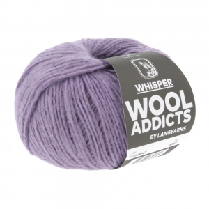 WoolAddicts by Lang Yarns Whisper - Pelote de 50 gr - Coloris 0047 Purple