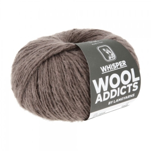 WoolAddicts by Lang Yarns Whisper - Pelote de 50 gr - Coloris 0068 Dark Brown