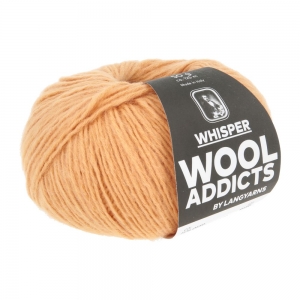 WoolAddicts by Lang Yarns Whisper - Pelote de 50 gr - Coloris 0159 Tangerine