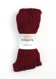 Adriafil  Zephir 50 - Echeveau de 100 gr - 18 Bordeaux