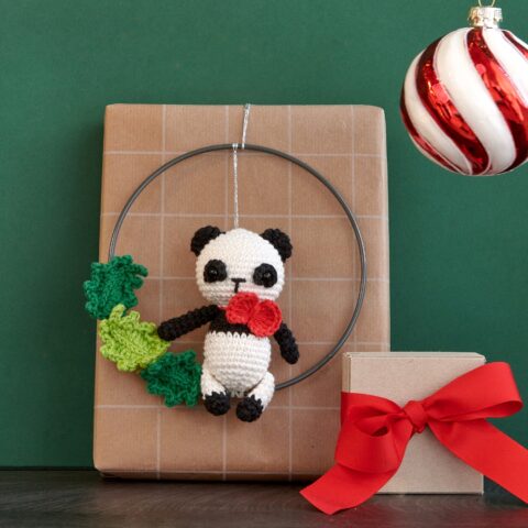 Ricorumi 
Festive Christmas Panda
