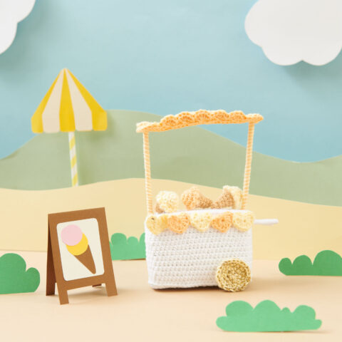 Ricorumi Girly Vintage Ice Cream Cart