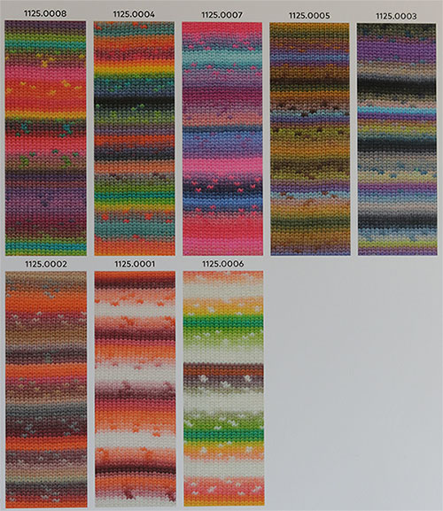 Nuancier WoolAddicts by Lang Yarns Mystery 1