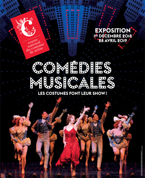 Exposition Comédies musicales, les costumes font leur show ! du 1er décembre 2018 au 28 avril 2019 au Centre national du costume de scène à Moulins