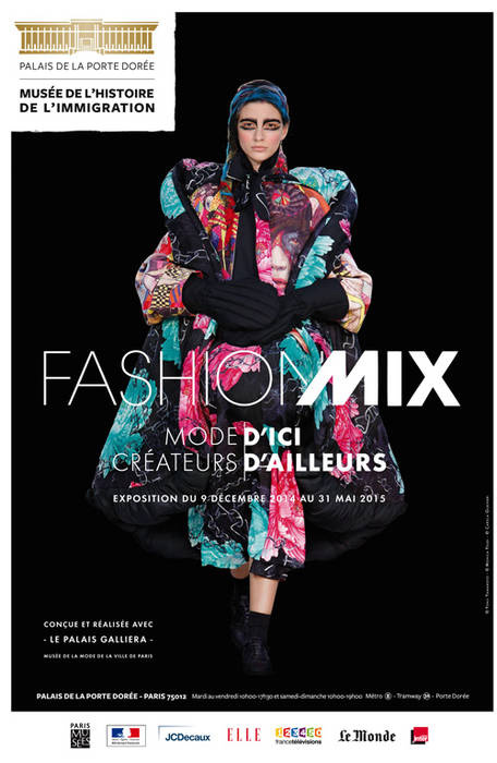Exposition Fashion Mix, Mode d'ici, créateurs d'ailleurs au Musée de l’histoire de l’immigration du 9 décembre 2014 au 31 mai 2015