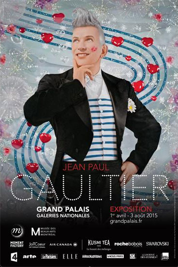 Exposition Jean-Paul Gaultier au Grand Palais du 1er avril au 3 août 2015