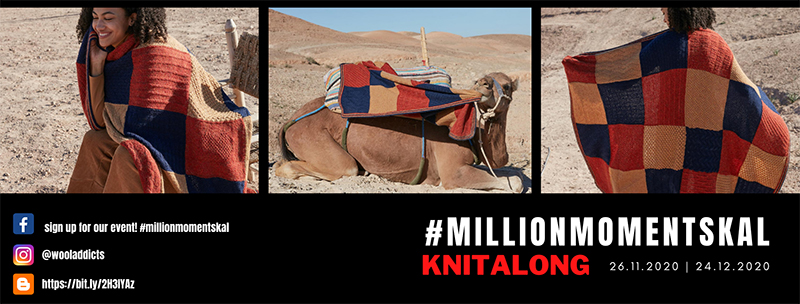 #MILLIONMOMENTSKAL - Le KAL de l'avent de WOOLADDICTS !